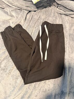 Figs Black Jogger Scrub Pants